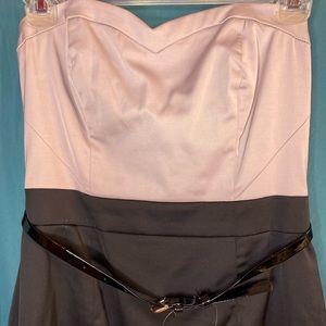 H&M strapless dress Size 36/8, grey and black. *NWT* 🖤